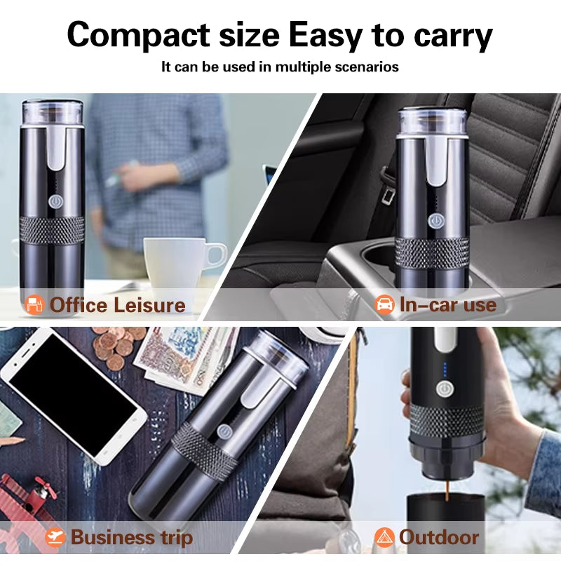 Portable Capsule Coffee Maker Electric Coffee Brewer for Ground Coffee and KCUP Capsule Coffee without Heat Function
